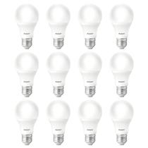 Kit 12 Lâmpada Led 9w Atacado Revenda E27 Bivolt Casa - Branco-frio - 110V/220V
