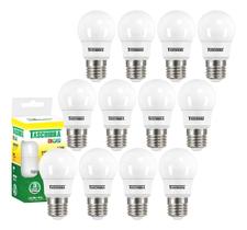 Kit 12 Lâmpada Led Tkl 30 4,9w E27 3000k Taschibra Abajur Kit 12 Lâmpada Led Tkl 30 4,9w E27 3000k Taschibra Abajur