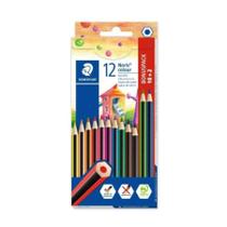 Kit 12 Lápis De Cor Importado Staedtler Noris Colour 12 Cores Escolar