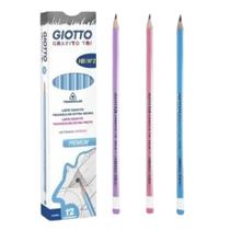 Kit 12 Lápis Grafite Triangular Giotto Tri HB2