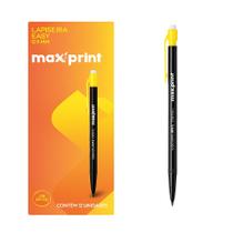 kit 12 Lapiseiras Easy Plastica 0,9mm Maxprint Amarela kit 12 Lapiseiras Easy Plastica 0,9mm Maxprint Amarela