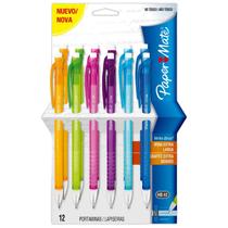Kit 12 Lapiseiras Paper Mate White Bros Atacado Escola Kit 12 Lapiseiras Paper Mate White Bros Atacado Escola