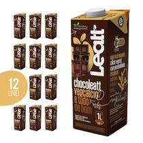 Kit 12 Leite De Amêndoas com Chocolate Leatt 1l Bebida Vegetal Kit 12 Leite De Amêndoas com Chocolate Leatt 1l Bebida Vegetal