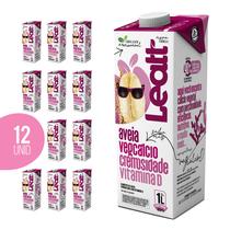 Kit 12 Leite De Aveia Leatt 1l Sem Açúcar Bebida Vegetal Kit 12 Leite De Aveia Leatt 1l Sem Açúcar Bebida Vegetal