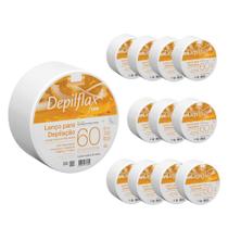 Kit 12 Lenços para Depilação Fibra Natural Econômico Resistente Depilflax Rolo 60 Metros Kit 12 Lenços para Depilação Fibra Natural Econômico Resistente Depilflax Rolo 60 Metros