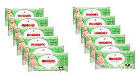 Kit 12 Lenços Ume. Huggies MAXCLEAN C/ 48= 576 Lenços