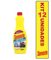 Kit 12 Limpa Estofados Carpetes Cortinas Sofa Semorin 500ml