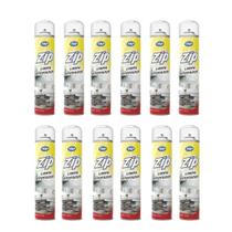 Kit 12 Limpa Estofados Higienização a Seco Zip Clean Limpeza Profunda 300ML Mundial Prime