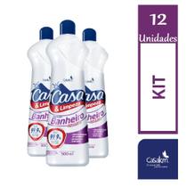 Kit 12 Limpador Banheiro Casa&Limpeza multiuso Sem Cloro