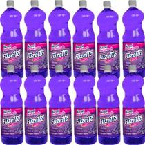 Kit 12 Limpador Perfumado Fuzetto Piso LAVANDA Secagem Rápida 1 Litro Kit 12 Limpador Perfumado Fuzetto Piso LAVANDA Secagem Rápida 1 Litro