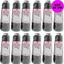 Kit 12 Linha Princesinha Fina Cor Preto 500 Metros 191 TEX Incomfio Trança