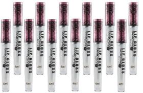 Kit 12 Lip Gloss Cor 01 Prateado 4ml - Ramona Make Up Kit 12 Lip Gloss Cor 01 Prateado 4ml - Ramona Make Up