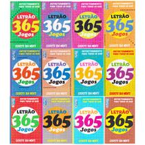 Kit 12 Livros Caça Palavras Letrão 365 Jogos +4 Mil Jogos Kit 12 Livros Caça Palavras Letrão 365 Jogos +4 Mil Jogos