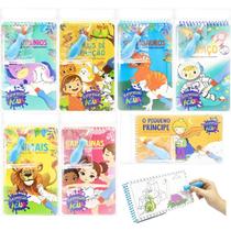 Kit 12 Livros Surpresas Com Água Aquabook Todo Livro: Divertido E Educativo Ideal Para Crianças!