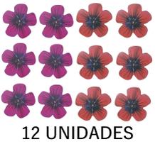 KIT 12 Lixas De Unhas Em E.V.A. Flor KIT 12 Lixas De Unhas Em E.V.A. Flor