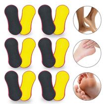 Kit 12 Lixas EVA Soft Pedicure Rachadura Calosidade Pés Manicure SPA Cuidados com os Pés Calcanhar