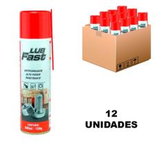 Kit 12 Lubrificante Spray Antiferrugem Desingripante 300ml - Lub Fast