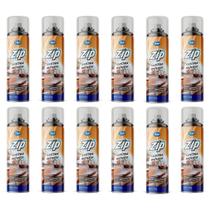 Kit 12 lustra moveis limpa perfuma e dá brilho spray zip 300ml my place