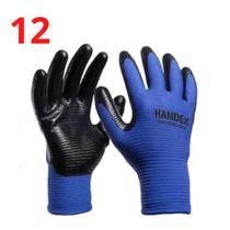 Kit 12 luva de segurança hand nitrilo wave handex c.a 46692