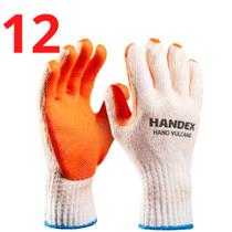 Kit 12 luva de segurança handex hand vulcano c.a 41666 Kit 12 luva de segurança handex hand vulcano c.a 41666