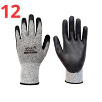 Kit 12 luva de segurança volk cut soft c.a 46288 Kit 12 luva de segurança volk cut soft c.a 46288