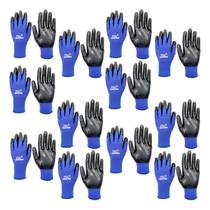 Kit 12 Luva Nitril Wave Smart Banho Nitrílico Multitato Óleo Cor Azul Kit 12 Luva Nitril Wave Smart Banho Nitrílico Multitato Óleo Cor Azul