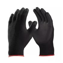 Kit 12 Luva PU Táctil Preta Kit 12 Luva PU Táctil Preta