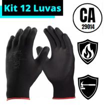 Kit 12 Luvas Epi Multitato Multiuso Segurança Trabalho Obra Resistente Reforçada Proteção Elétrica Kit 12 Luvas Epi Multitato Multiuso Segurança Trabalho Obra Resistente Reforçada Proteção Elétrica