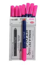 Kit 12 Marca Texto Em Bastão Gel Jet Stick Rosa Coreano