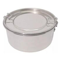 Kit 12 Marmitas 10cm Com Trava Alumínio Polido