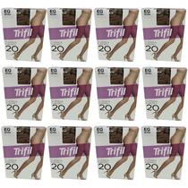 Kit 12 Meia Calça Clássica Fio 20 Natural EG - Trifil Kit 12 Meia Calça Clássica Fio 20 Natural EG - Trifil