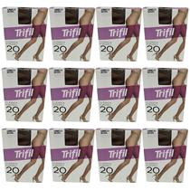 Kit 12 Meia Calça Clássica Fio 20 Natural Único - Trifil Kit 12 Meia Calça Clássica Fio 20 Natural Único - Trifil