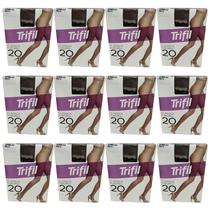 Kit 12 Meia-Calça Clássica Fio 20 Preta Único - Trifil Kit 12 Meia-Calça Clássica Fio 20 Preta Único - Trifil
