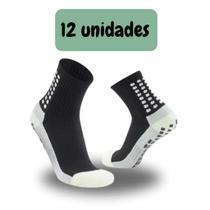Kit 12 Meias de Futebol Trusox Antiderrapante Tipo Profissional Conforto Premium Para Atletas de Eli Kit 12 Meias de Futebol Trusox Antiderrapante Tipo Profissional Conforto Premium Para Atletas de Eli