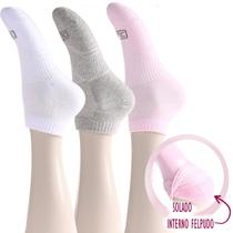 Kit 12 Meias Soquete 33/38 Atoalhada Super Confortaveis SORTIMENTO FEMININO - UseDue Kit 12 Meias Soquete 33/38 Atoalhada Super Confortaveis SORTIMENTO FEMININO - UseDue