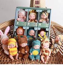 Kit 12 Mini Bonecas Realistas Doll Lovely Coleção