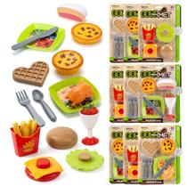 Kit 12 Mini Comidas De Brinquedo Chef Gourmet Faz De Conta Cozinha Atacado Kit 12 Mini Comidas De Brinquedo Chef Gourmet Faz De Conta Cozinha Atacado