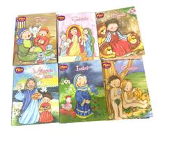 Kit 12 mini livro histórias da Bíblia dom desenhos coloridos - todo livro Kit 12 mini livro histórias da Bíblia dom desenhos coloridos - todo livro
