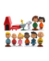 kit 12 Miniaturas Coleção Bonecos Snoopy Charlie Brown kit 12 Miniaturas Coleção Bonecos Snoopy Charlie Brown