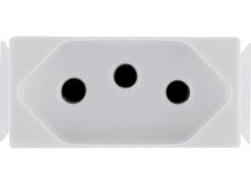 Kit 12 Modulo para Tomada 2P+T Tramontina Aria 10A 250V