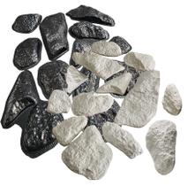 Kit 12 Moldes Forma Abs Pedra Moledo Cimento Rústico Xmoldes