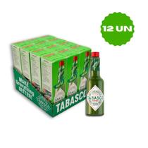 Kit 12 Molho de Pimenta Jalapeño Tabasco 60ml Green Pepper Kit 12 Molho de Pimenta Jalapeño Tabasco 60ml Green Pepper