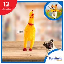Kit 12 Mordedores Galo Anti Stress Brinquedo Para Cachorros