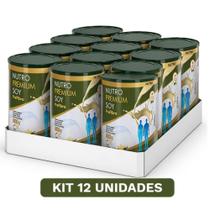 Kit 12 NUTRO PREMIUM SOY PREFIBRA Lata 800g