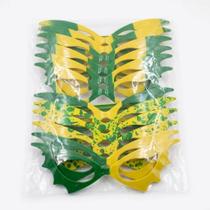 Kit 12 Óculos Máscara sem Lente Brasil Verde e Amarelo Kit 12 Óculos Máscara sem Lente Brasil Verde e Amarelo