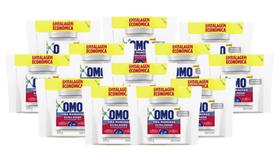 Kit 12 Omo Pó Tira Manchas Refil Branqueador Sem Cloro 380g