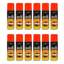 Kit 12 Orbisil Silicone Líquido Spray 65ml Proteção e Conservação Premium Orbi