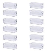 Kit 12 Organizadores Geladeira Armário Banheiro Casa Cozinha Objetos Kit 12 Organizadores Geladeira Armário Banheiro Casa Cozinha Objetos