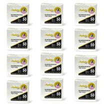Kit 12 Pacotes de Guardanapo 19,5x19,5 Folha Simples Vó Tudinha com 50 folhas Kit 12 Pacotes de Guardanapo 19,5x19,5 Folha Simples Vó Tudinha com 50 folhas
