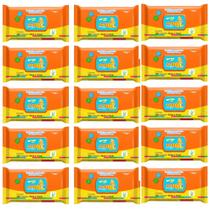 Kit 12 Pacotes Toalha Umedecida Leve 100 Pague 80 Flip Top Espeial Natural Baby